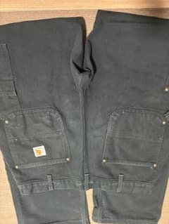 Carhartt ダブルニー ワークパンツ ブラックusa製のサムネイル