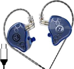 ND VENUS有線イヤホンTYPE C No MIC （BLUE）のサムネイル
