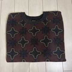 QUASI クルーネックニット ブラウン メンズのサムネイル