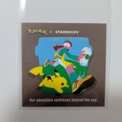 スターバックス ポケモンコラボステッカー Pokémon＋STARBUCKSのサムネイル