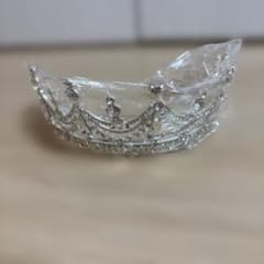 クリスタル装飾 ティアラ 未使用のサムネイル
