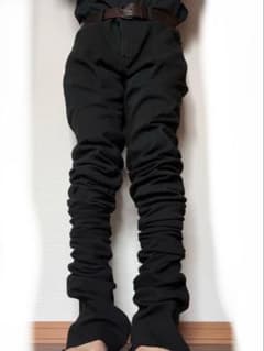 フレアデニム ロングデニム archive opium Y2K ブラックデニム - メルカリ