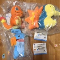 ポケモン30周年一番くじ　C賞ヒトカゲ D賞ヒノアラシ E賞 ミズゴロウ ポケモン30周年一番くじ C賞ヒトカゲ D賞ヒノアラシ E賞 ミズゴロウ