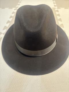 美品　NEW YORK HAT LITE FELT 中折れハット ブラウンのサムネイル
