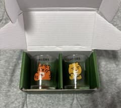 카카오프렌즈 × 무지쿠타이가 소주 글라스 2 개 세트