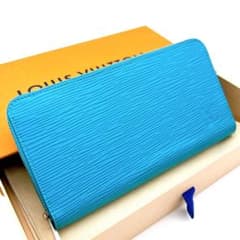 最高級美品】ルイヴィトン エピ ジッピーウォレット ターコイズブルー 