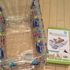 ふんわりベビーバス クジラ柄のサムネイル