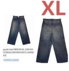 グレートランドオリジナル LOGAN 5YERAS DENIM PANT XL グレートランドオリジナル LOGAN 5YERAS DENIM PANT XL - メルカリ