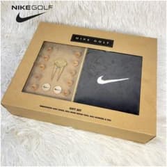 希少✨ナイキ ギフトセット 刺繍タオル ボールマークリペア 木製マーカー＆ティー 希少✨ナイキ ギフトセット 刺繍タオル ボールマークリペア 木製