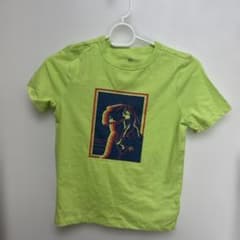 新品　タグ付きGAP KIDS 恐竜プリント Tシャツ ライムグリーン Sのサムネイル