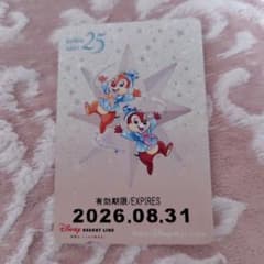 リゾートライン チップとデール ディズニーシー 25周年 使用済のサムネイル