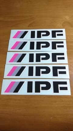 今だけ1枚オマケします！ 新品IPF 耐水耐候ステッカー①のサムネイル