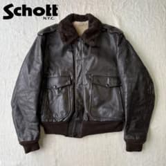 80's Schott G-1 ボア レザージャケット フライトジャケット 42