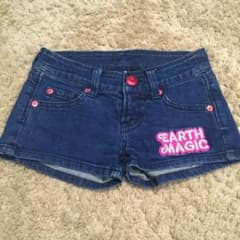 アースマジック  デニムショートパンツ 140cmのサムネイル