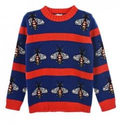 GUCCI 蜂刺繍 クルーネックセーター GUCCI 蜂刺繍 クルーネックセーター - メルカリ