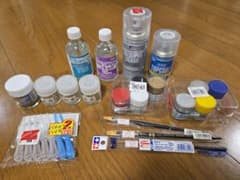 Mr.HOBBY TAMIYA 塗装用品セット 塗料 スプレー 筆のサムネイル