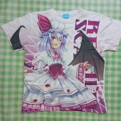 レミリア・スカーレット フルグラフィックTシャツなつめえりver. サイズMのサムネイル