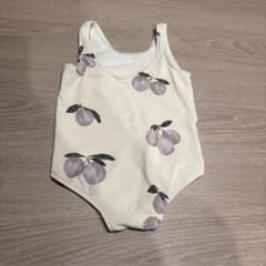 【美品】H&M ベビー水着 80 プラム柄 女の子用のサムネイル