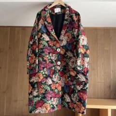 manana suerte マニャーナスエルテ 花柄 ゴブラン チェスターコート