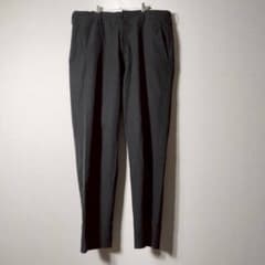 ヨウジヤマモトプールオム スラックスタックパンツ ウールギャバ100