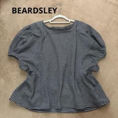 【BEARDSLEY ビアズリー】 コクーンスリーブカットソー　ギンガムチェックのサムネイル