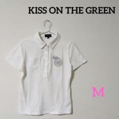 KISS ON THE GREEN Women's Golf Wear Short Sleeve White 2