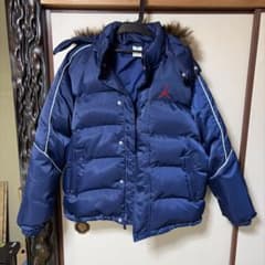 +J ネイビー ダウンジャケット L Supreme Jordan ダウンジャケット ネイビー L - メルカリ