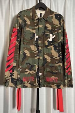 OFF- WHITE オフホワイト シャツジャケット - メルカリ