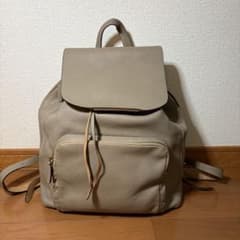 フェリージ】美品！！レザーバックパック 21/20/LD ベージュ - メルカリ