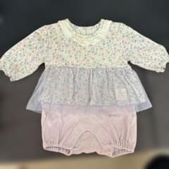 Sweet girl 花柄 チュール ロンパースのサムネイル