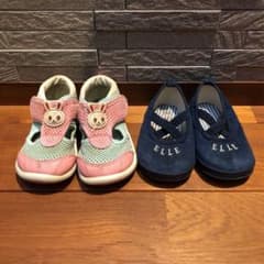 ミキハウス 14 メッシュスニーカー & ELLE シューズ 14 センチのサムネイル