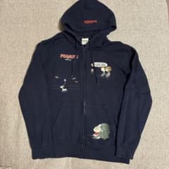 Laundry PEANUTS ネイビー ジップアップパーカー Mのサムネイル
