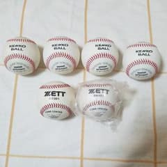 野球 硬式ボール (KENKO BALL×4,ZETT×2)のサムネイル