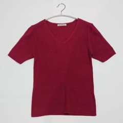 NEWYORKER　半袖ニット NEWYORKER サマーニット 半袖 M 赤系 - メルカリ