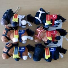 サラブレッドコレクション マスコットボールチェー ぬいぐるみ まとめ売り 新品】サラブレッドコレクション ぷちマスコットボールチェーン 全6種