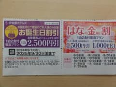 伊東園ホテルズ お誕生日割引券のサムネイル