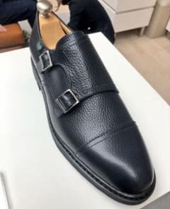 パラブーツ poe 限定 Paraboot ポー ダブルモンク シューツリー付