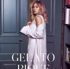GELATO PIQUE カーディガン ガウン長袖 薄ピンク ジェラピケのサムネイル