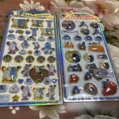 【正規品】うるちゅるポップシール　パペットスンスン　2種　　　【匿名配送】のサムネイル