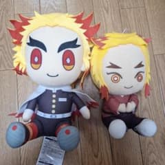 鬼滅の刃 煉獄杏寿郎 ぬいぐるみ 2種セットのサムネイル