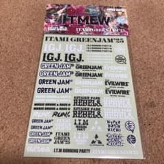 Evil Wire ITAMI GREEN JAM*25 ステッカーシートのサムネイル
