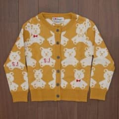 jenni★クマ  ニット カーディガン★110★新品のサムネイル