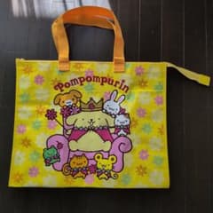 ポムポムプリン トートバッグ イエロー