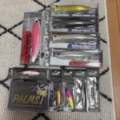 (週末値下げ)PALMS ルアー プラグ ラッシュダイブ ブレイクヘッドスメルトのサムネイル
