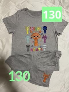 【新品】スプランキーTシャツハーフパンツ2点セット130cm速乾素材　おまけ付きのサムネイル