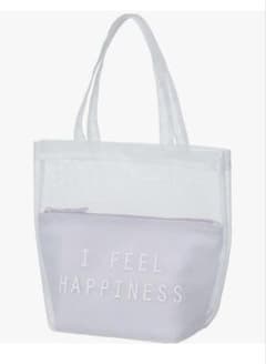 I FEEL HAPPINESS メッシュトートバッグのサムネイル