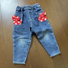 ベビー デニムパンツ　ミニー　80cmのサムネイル