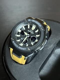 極美品G-SHOCK GST-W20L 電波ソーラー タフレザー、予備ベルト付 