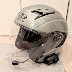 Kabuto EXCEED ジェットヘルメット ガンメタM 　SENA5S付 Kabuto EXCEED ジェットヘルメット ガンメタM SENA5S付 - メルカリ