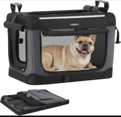 ペットキャリーバッグ 犬 猫 キャリーケース 折りたたみ 省ペース 持ち運び便利のサムネイル